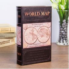 Seyf-kitab gizli yer "Dünya xəritəsi"